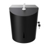 Dispensador de toallitas desinfectantes de pared en acero inoxidable pulido