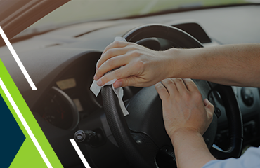 Lingettes désinfectantes pour concessionnaires automobiles