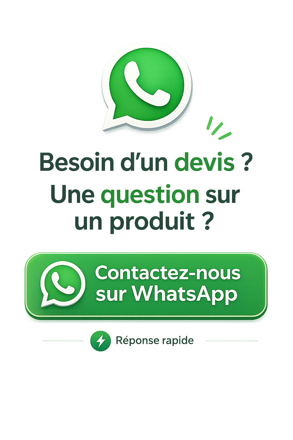 Contactez-nous sur WhatsApp