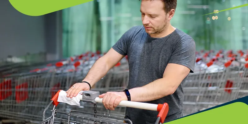 Faut-il désinfecter son caddy de supermarché ?